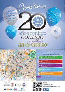 Cartel Aniversario Zona Centro Santa Cruz de Tenerife 