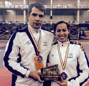 Dulce logra bronce para el Karate de Canarias junto a sus compañeras.