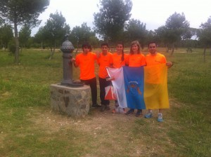 Alumnos del Colegio Echeyde en el Campeonato de España Escolar de Orientación