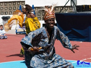 Momento de la danza de Senegal