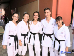 Participantes del Club de Karate Echeyde